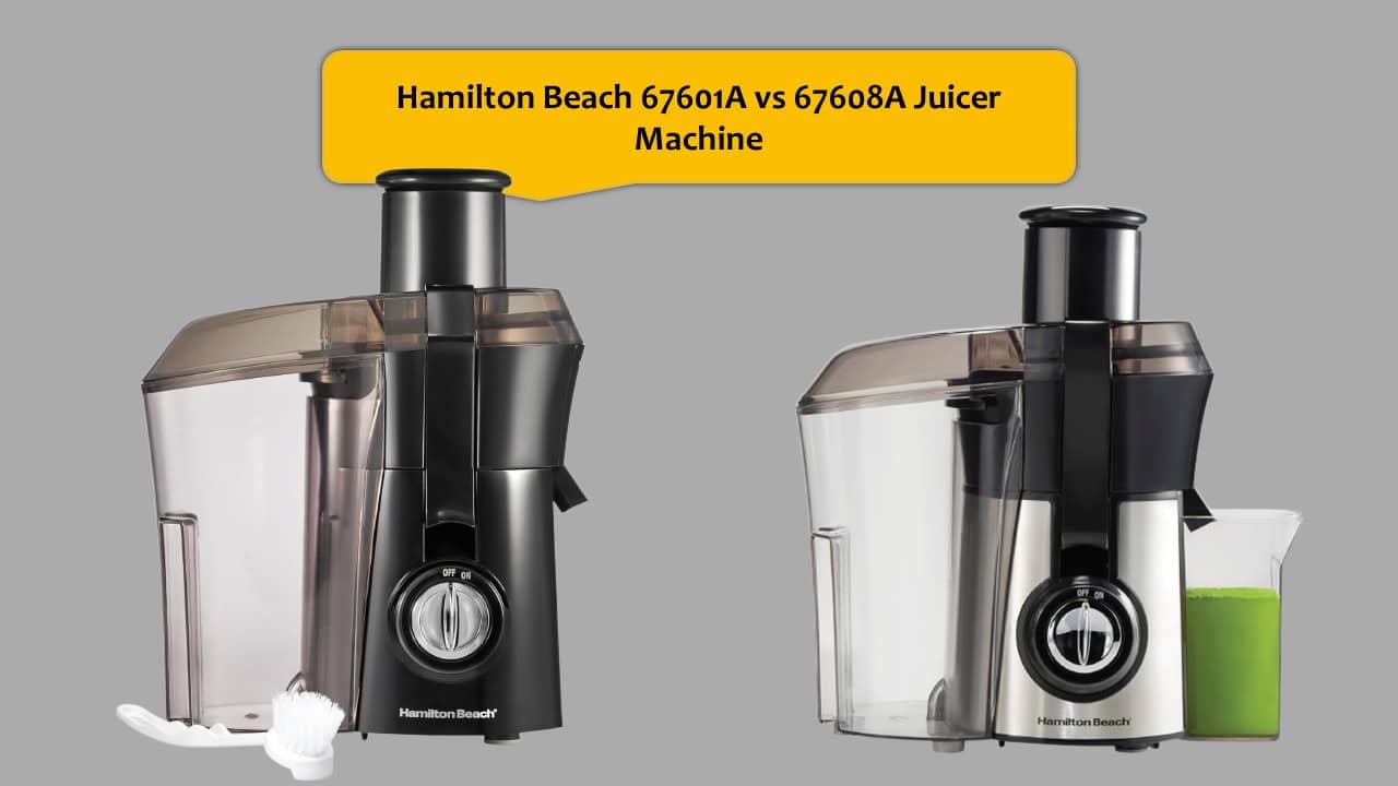 Hamilton Beach 67601A vs 67608A